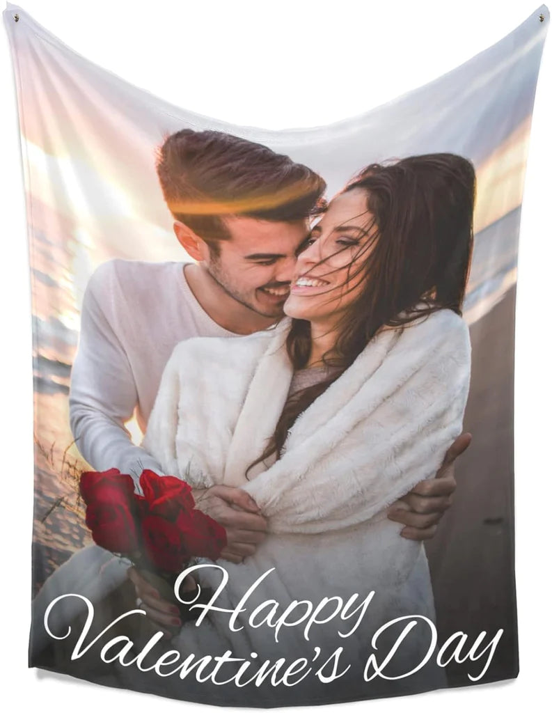 Personalized Gifts for Mom, Custom Blankets with Photos, Personalized Photo Blankets Using My Own Photos, Customized Blankets with Pictures, Personalized Birthday Gifts for Women Men Baby Child