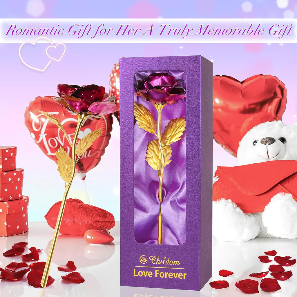 Valentines Day Gifts for Her,Valentines Gifts for Women,Birthday Gifts for Women,Rainbow Valentines Rose Flower Gifts For Mom from Daughter Son,Mom Gifts,Valentines Gifts,Wife,Girl,Grandma,Anniversary