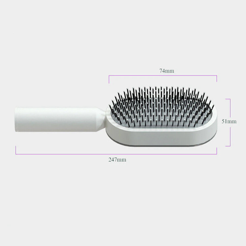 Self Cleaning Hair Brush 3D Air Cushion Massager Brushes Airbag Comb For Women